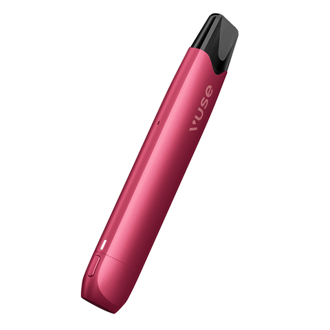 Το VUSE Greece Vuse Pro One Strawberry Ice είναι μια κομψή, κόκκινη συσκευή ατμίσματος σε σχήμα στυλό με μαύρο επιστόμιο, που εμφανίζεται υπό γωνία σε λευκό φόντο.