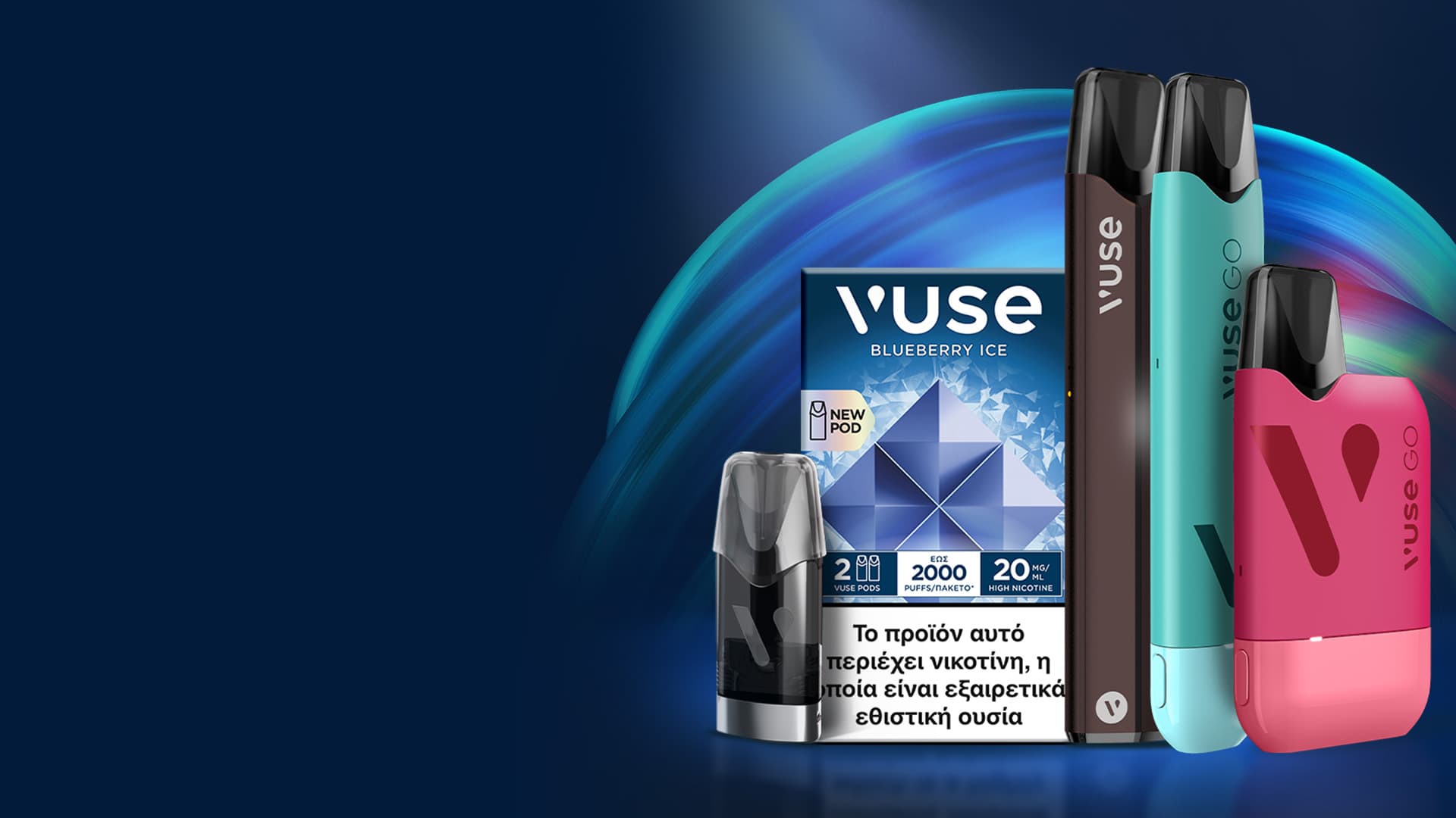 Vuse GO 1000 Box - Blueberry Ice Vuse GO 1000 Box - Blueberry Ice