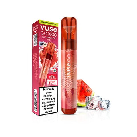 Vuse Vusego 1000 επαναφορτιζόμενη συσκευή ηλεκτρονικού τσιγάρου Watermelon Ice
